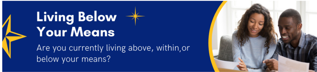 Living Below Your Means - Are you currently living above, within, or below your means?